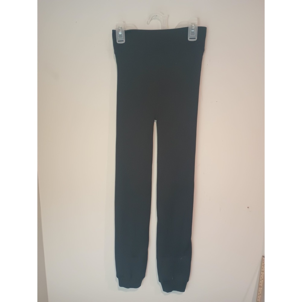 Wander By Hottotties Womens Leggings Medium Black High Waist Ankle Cuffed...